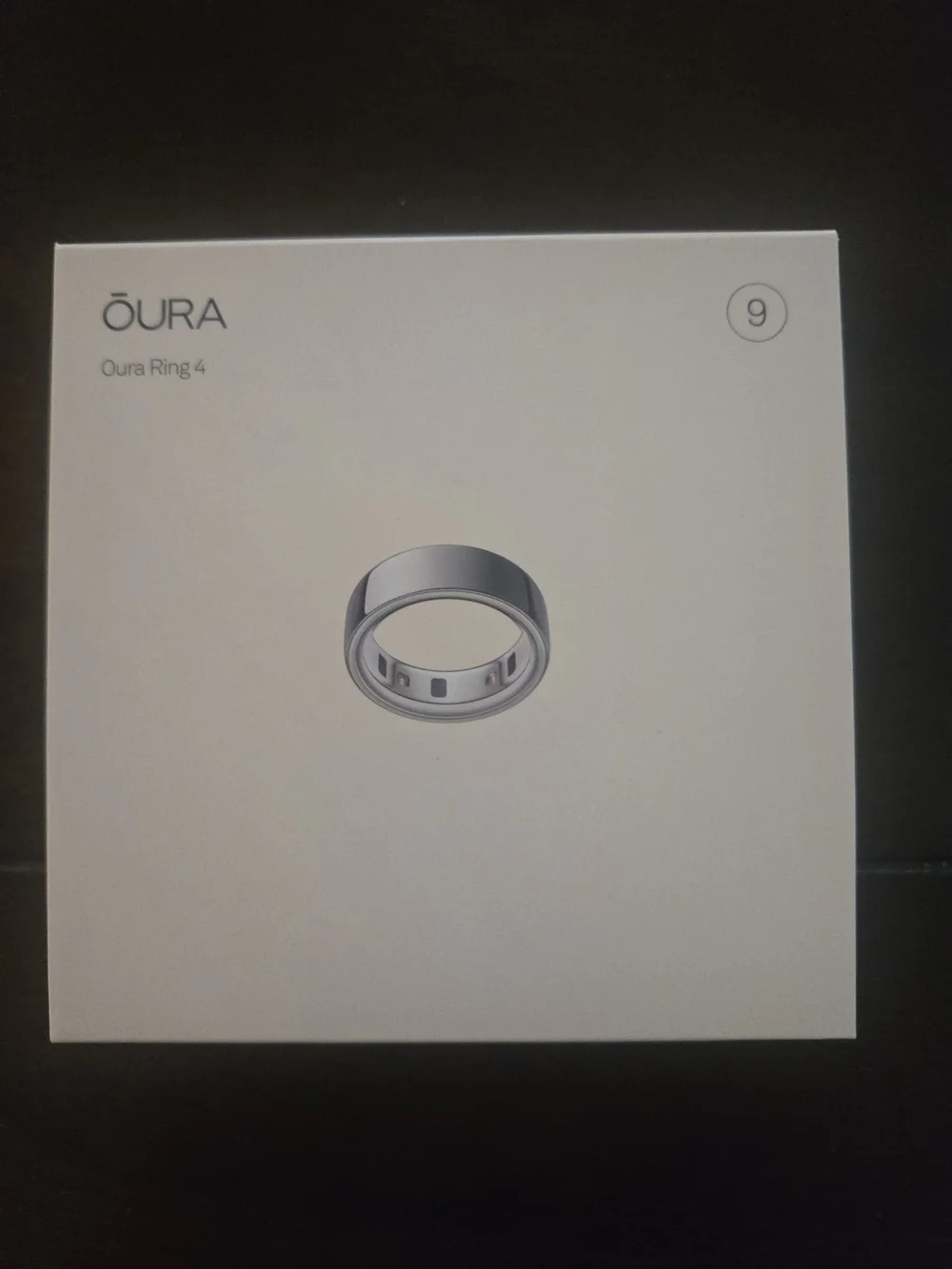 NIB - Oura Ring 4 Smart Ring - Silver (Size 9)